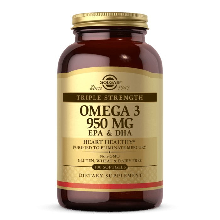 Solgar Omega 3 – 950 mg EPA ja DHA 100 kapslit