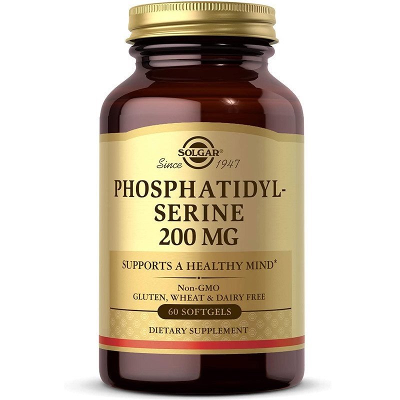 Solgar fosfatidüülseriin – fosfatidüülseriin 200 mg 60 kapslit