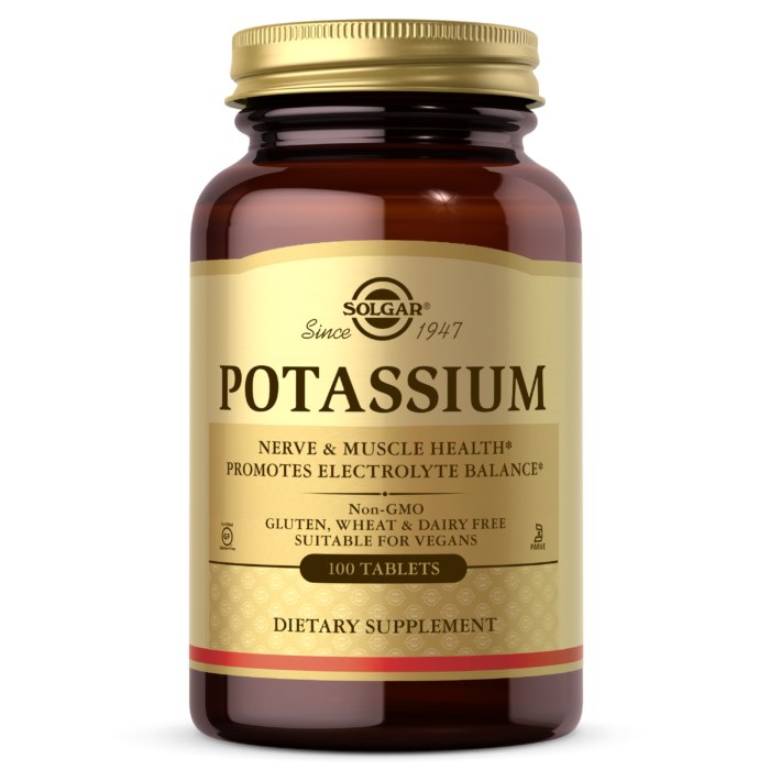 Solgar Kaalium - Kaalium 99 mg 100 tabletti