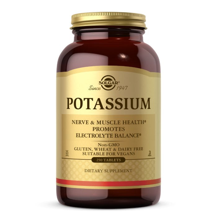 Solgar kaalium - kaalium 99 mg 250 tabletti
