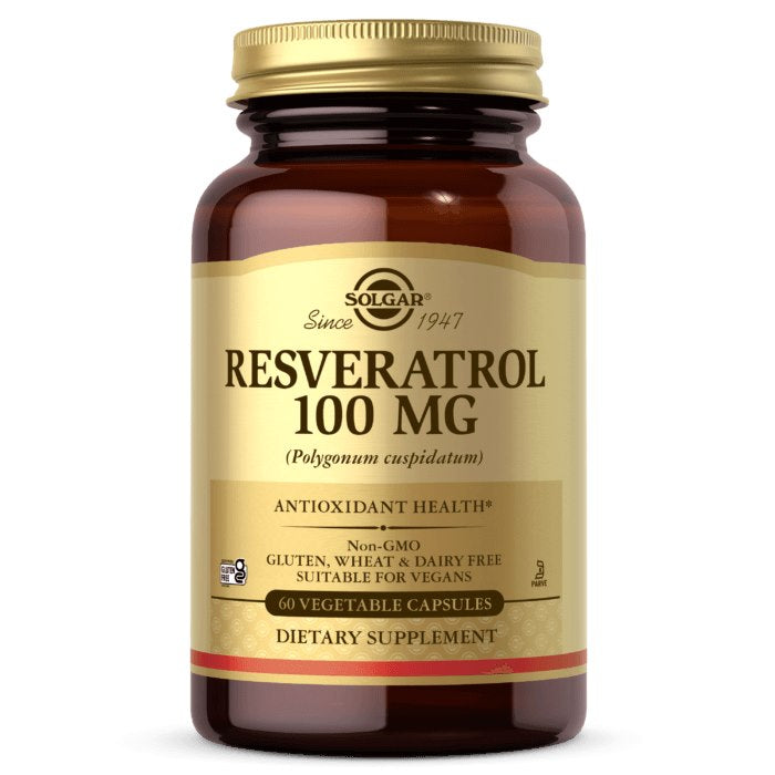 Solgar Resveratrol – Resveratrool 100 mg 60 kapslit