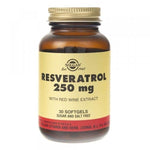Solgar Resveratrol 250 mg punase veini ekstraktiga 30 kapslit