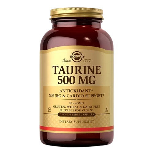 Solgar tauriin 500 mg 100 kapslit