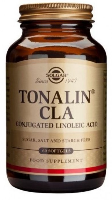 Solgar CLA – Tonalin 1300 mg konjugeeritud linoolhape saflooriõlist 60 kapslit