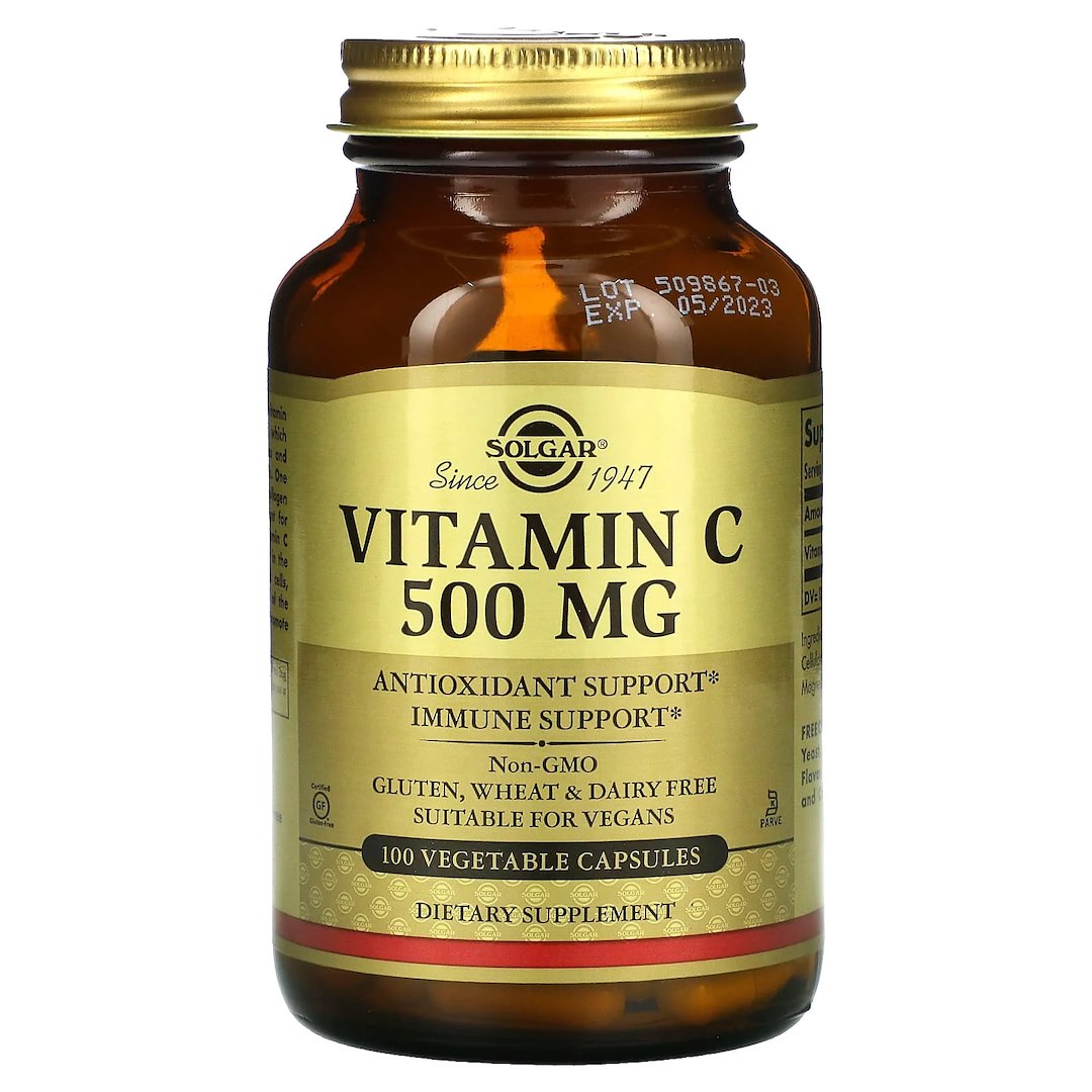 Solgar C-vitamiin – C-vitamiin 500 mg 100 kapslit