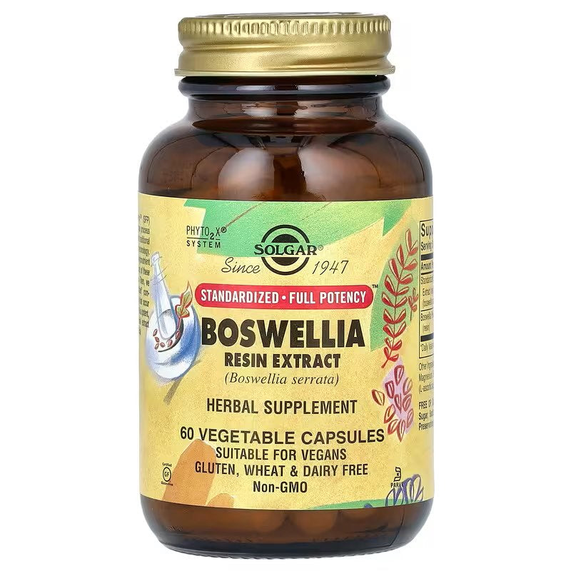 Solgar Boswellia vaigu ekstrakt – Boswellia vaigu ekstrakt 60 kapslit