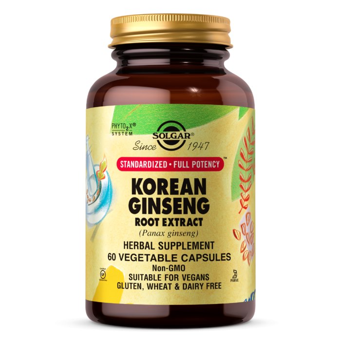 Solgar Korea ženšenni juureekstrakt SFP – Korea ženšenni juureekstrakt 60 kapslit