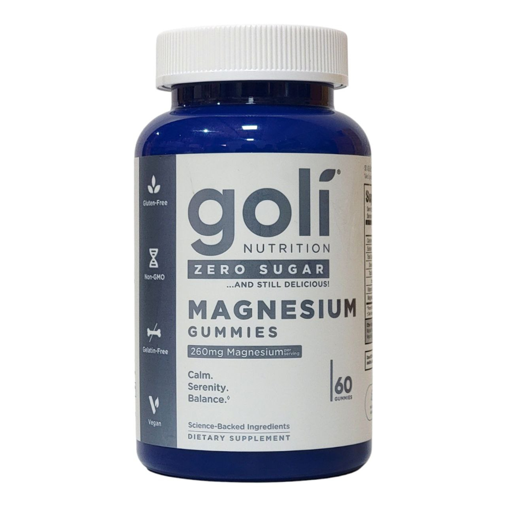GOLI NUTRITION Zero Sugar Magnesium - Magneesium - suhkruvabad närimistabletid 60 närimistabletti