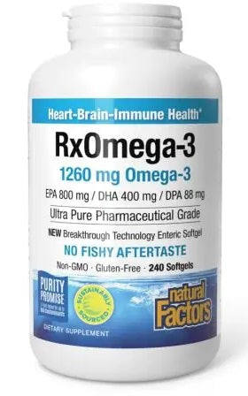 NATURAL FACTORS RxOmega-3 240 kapslit