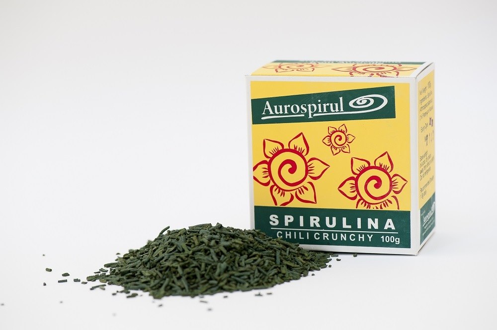 AUROSPIRUL Spirulina Chili krõpsud 100 g