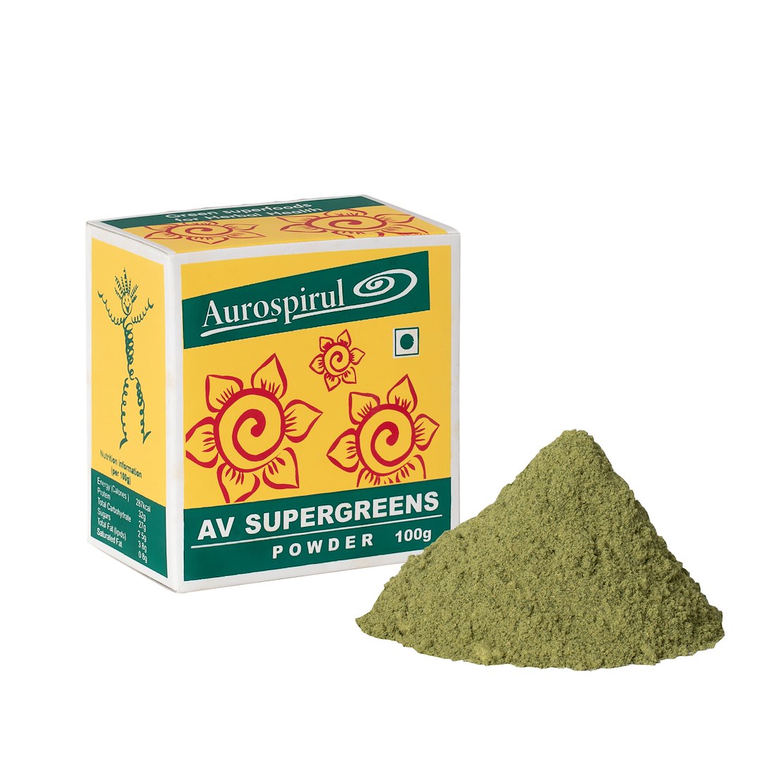 AUROSPIRUL AV Supergreens pulber 100 g