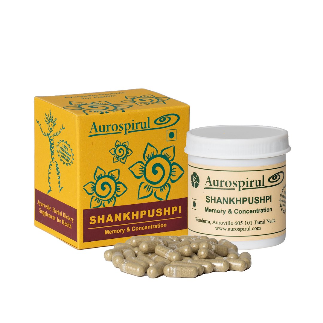AUROSPIRUL Shankapushpi 100 kapslit