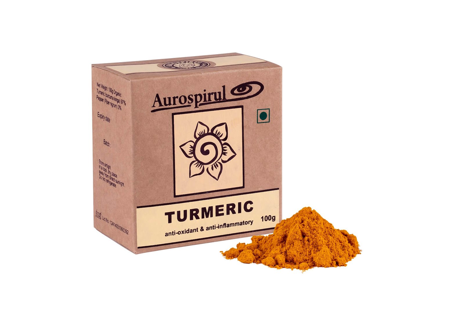 AUROSPIRUL Spirulina pulber 100 g