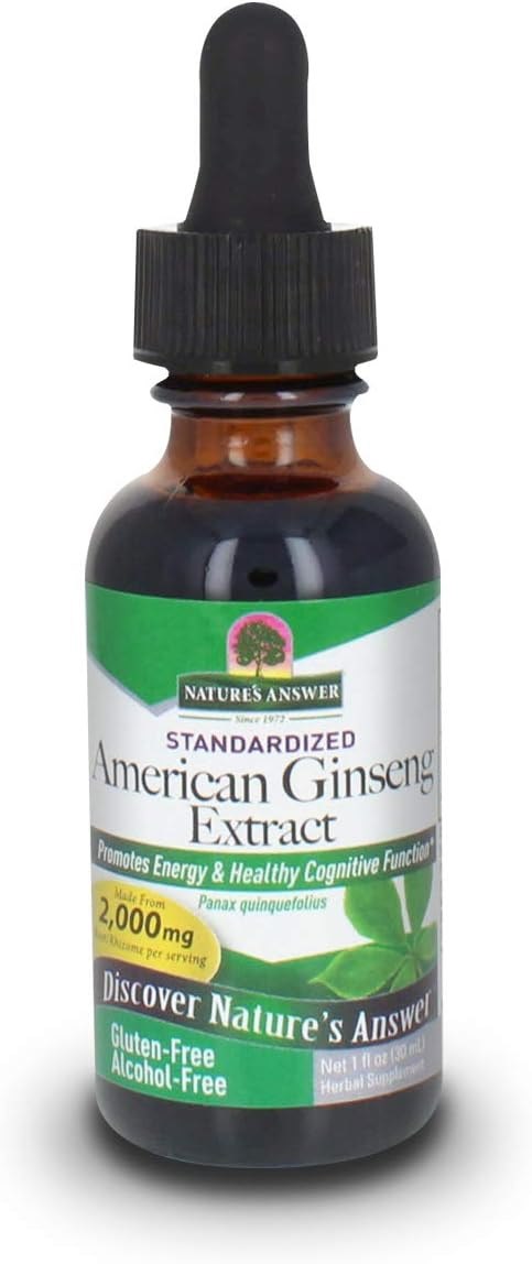 Nature's Answer Ameerika ženšenni ekstrakt 30 ml