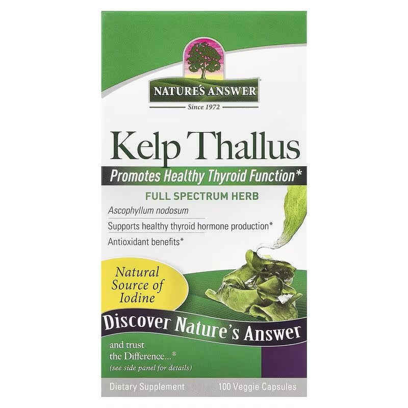 Nature's Answer Kelp Thallus - Kelp 100 kaps.
