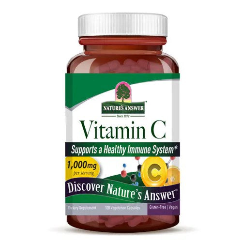 Nature's Answer vitamiin C 1000 mg - C-vitamiin 100 kapslit