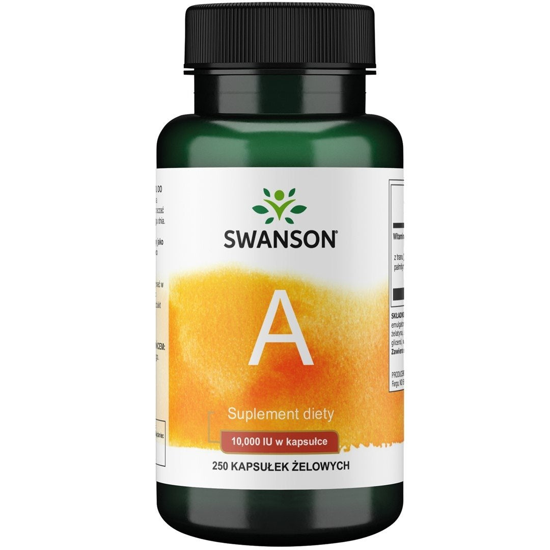 Swanson A-vitamiin 10 000 RÜ 250 kapslit