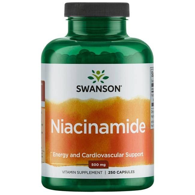 Swanson Niacinamide 500 mg 250 kapslit