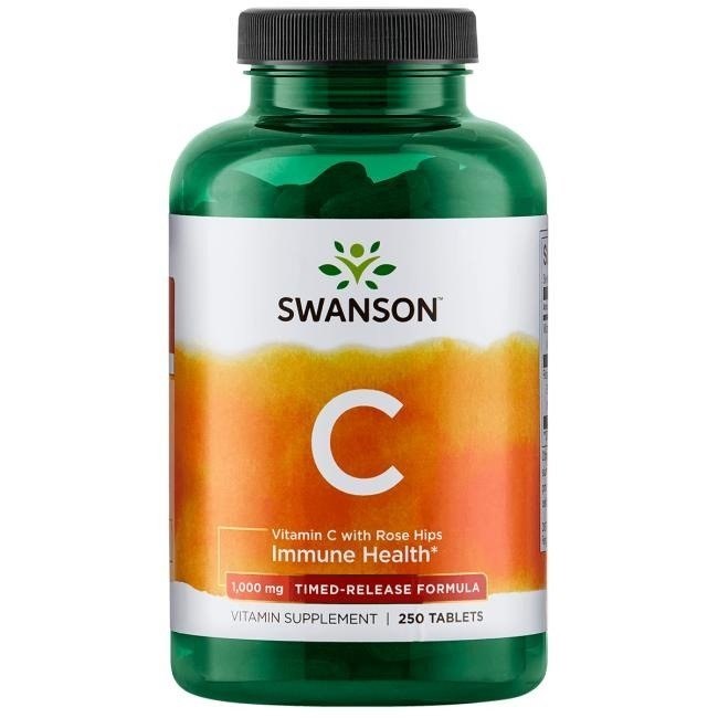 Swanson vitamiin C 1000 RH toimeainet prolongeeritult vabastav 250 tabletti