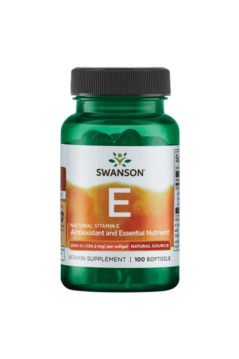 Swanson looduslik E-vitamiin - E-vitamiin 200 IU 100 kapslit