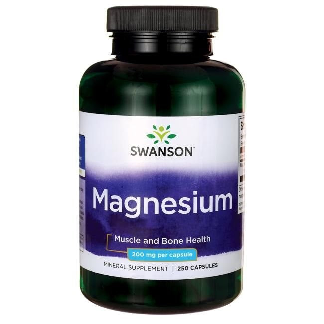 Swanson Magneesium 200 mg 250 kapslit