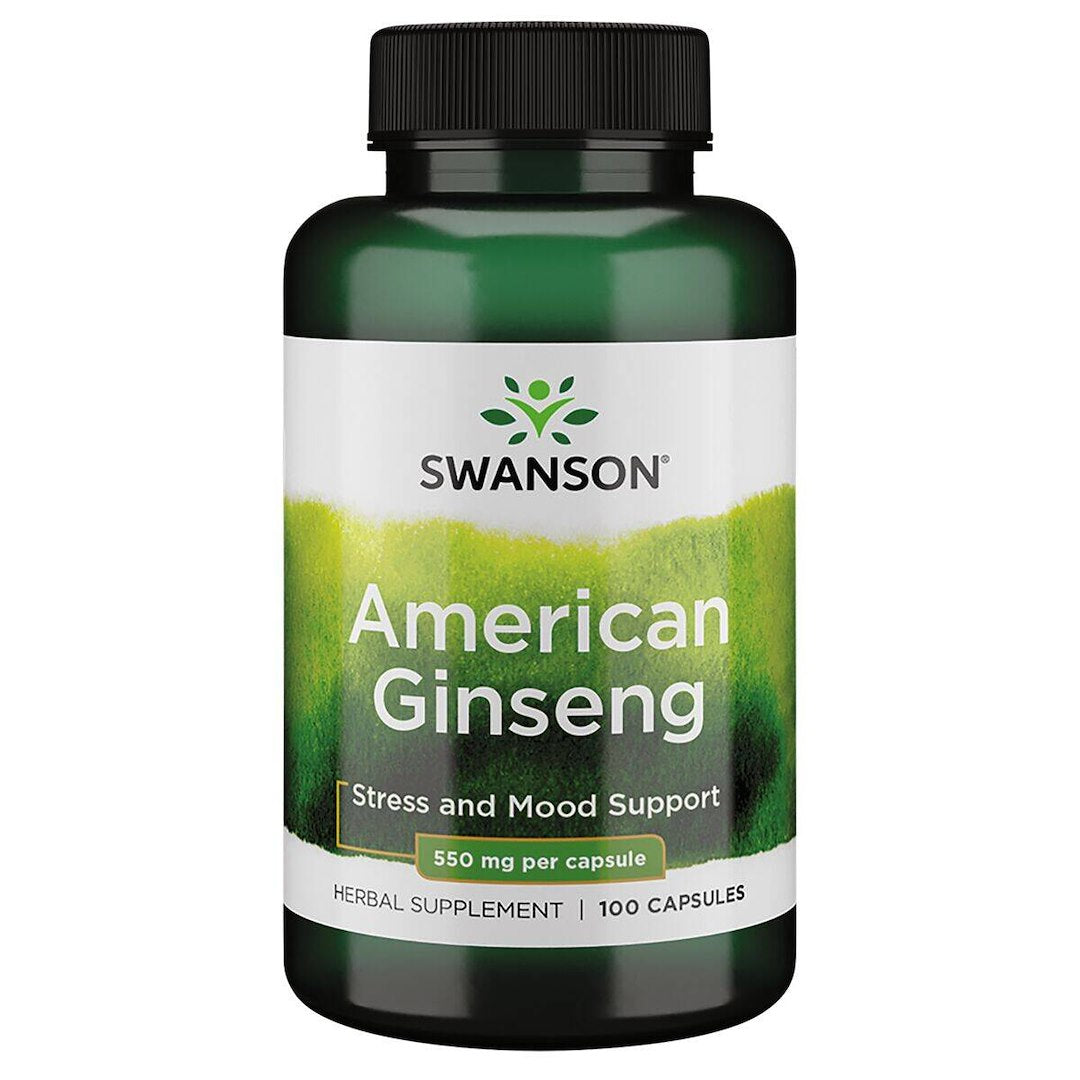 Swansoni Ameerika ženšenn 550 mg 100 kapslit