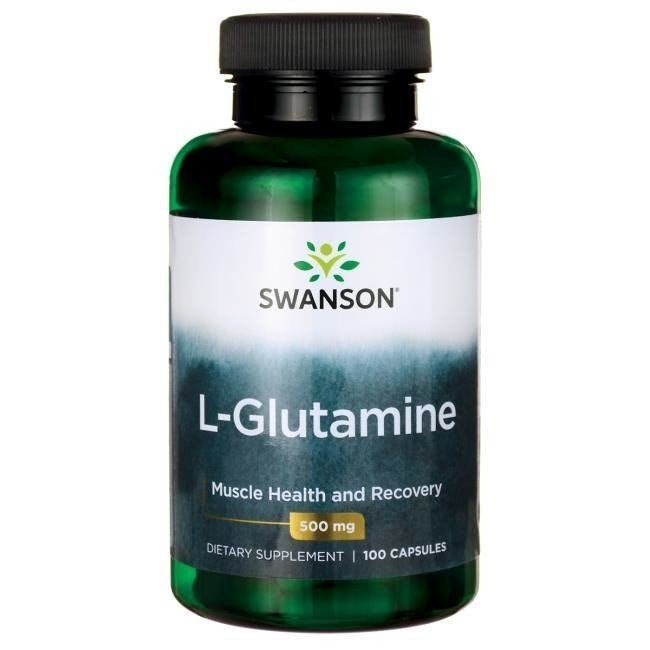 Swanson L-glutamiin 500 mg 100 kapslit