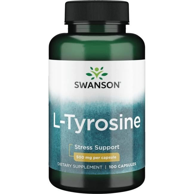 Swanson L-türosiin 500 mg 100 kapslit
