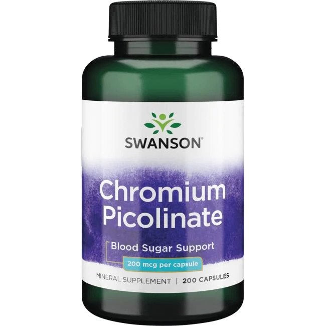 Swansoni kroompikolinaat 200 mcg 200 kapslit