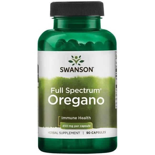 Swanson Oregāno 450 mg 90 kapslit