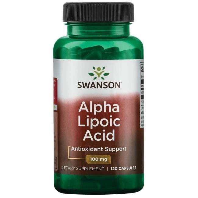 Swanson alfa-lipoehape 100 mg, ALA 120 kapslit