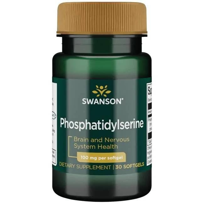 Swanson fosfatidüülseriin 100 mg 30 kapslit