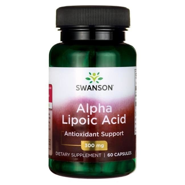 Swanson alfa-lipoehape 300 mg, ALA 60 kapslit