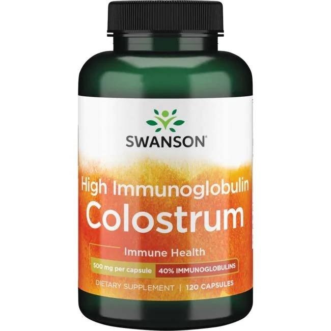 Swanson Colostrum High IG 500 mg 120 kapslit