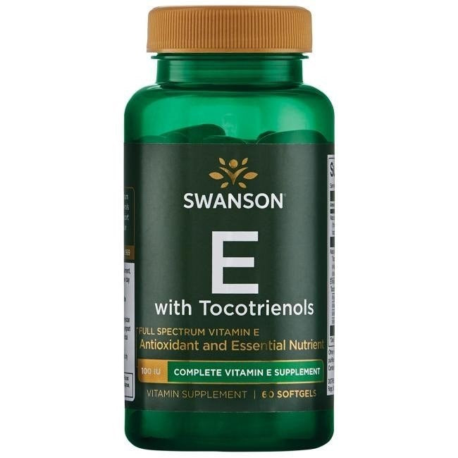 Swanson Full Spectrum E tokotrienoolidega 60 kapslit