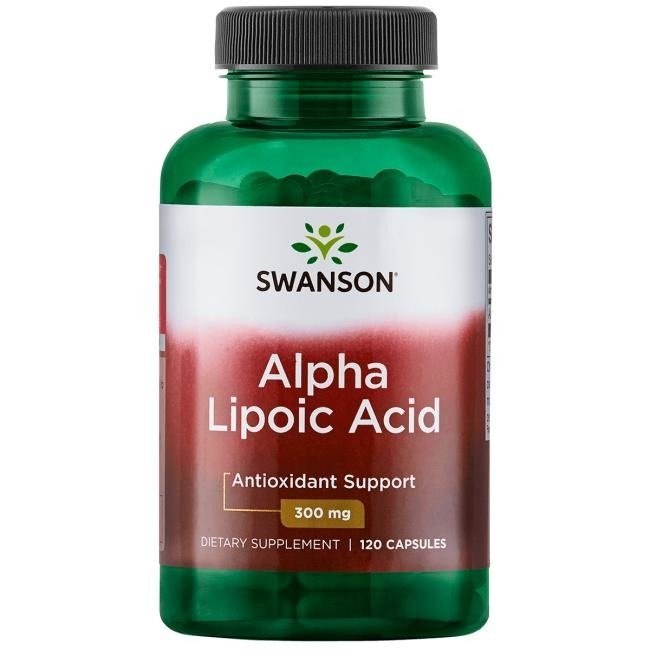 Swanson alfa-lipoehape 300 mg, ALA 120 kapslit