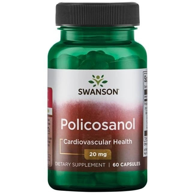 Swanson BioCosanol – polikosanool 20 mg 60 kapslit