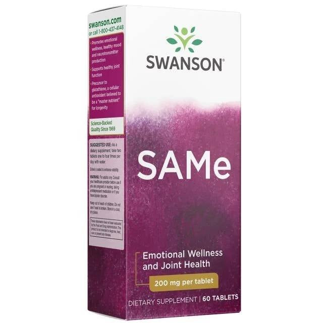 Swanson SAMe 200 mg 60 tabletti