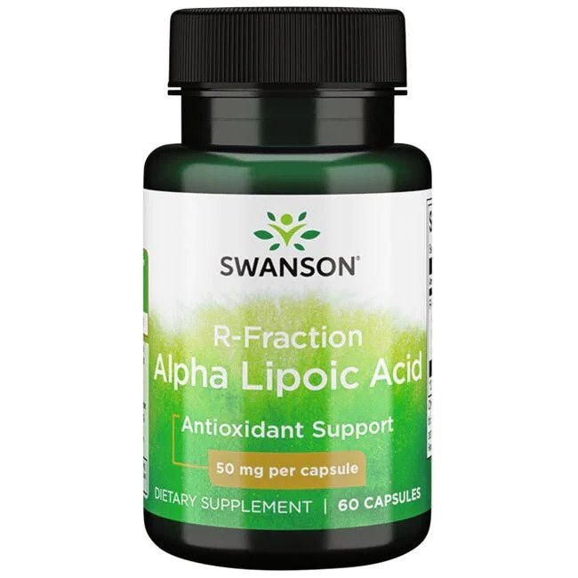 Swanson R-fraktsiooniga alfa-lipoehape 50 mg 60 kapslit