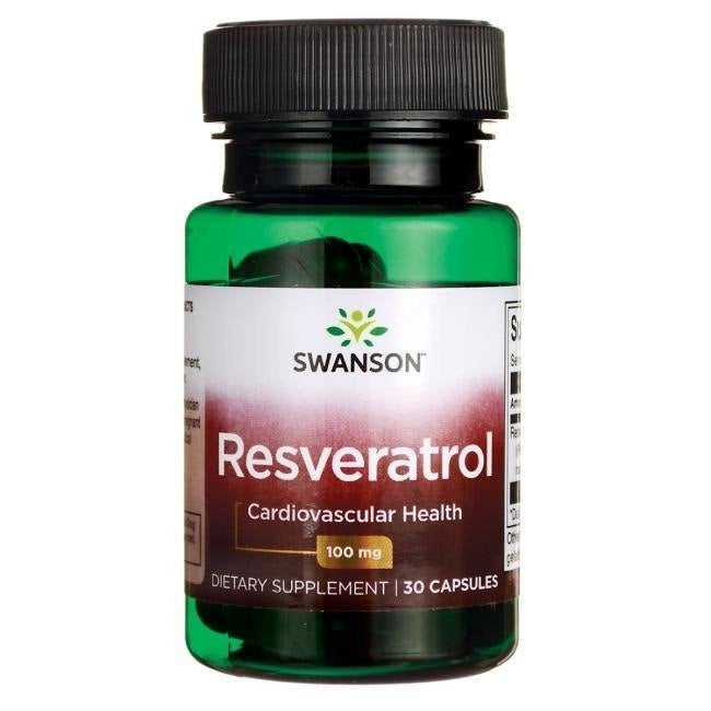 Swanson Resveratrol - Resveratrool 100 mg 30 kapslit