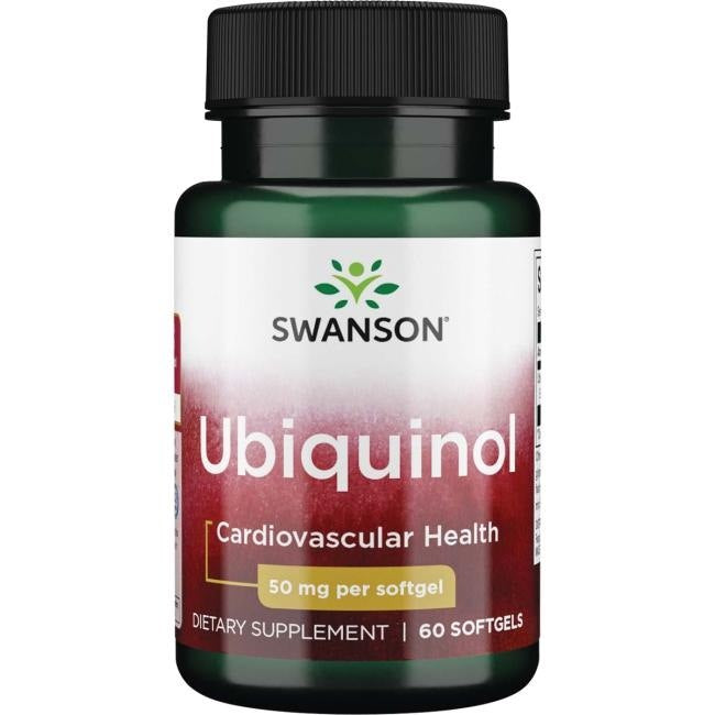 Swanson Ubikinool 50 mg 60 kapslit