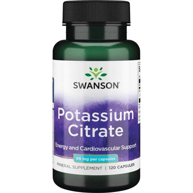 Swansoni kaaliumtsitraat 99 mg 120 kapslit