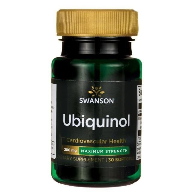 Swanson Ubikinool 200 mg 30 kapslit