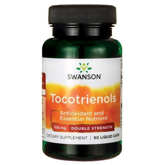 Swanson Tocotrienols Double Strength - tokotrienoolid Forte 100 mg 60 kapslit