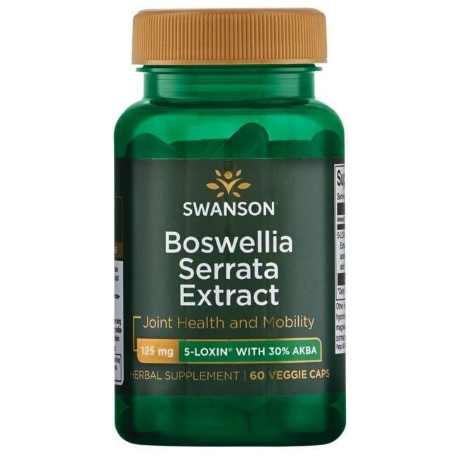 Swanson Boswellia Serrata ekstrakt 125 mg 60 kapslit