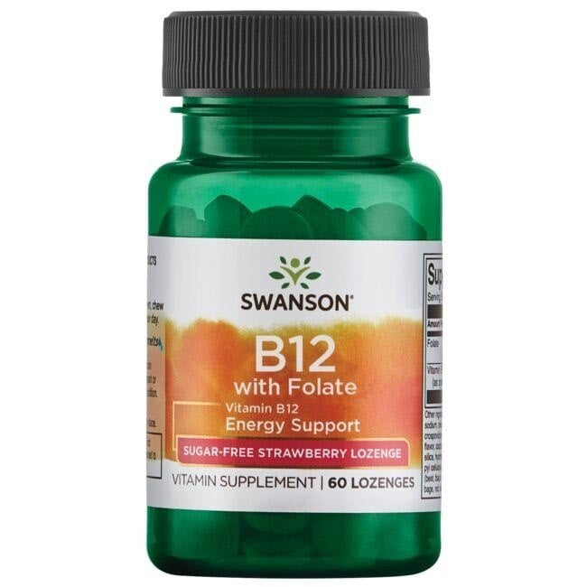 Swanson vitamiin B12 folaadiga 60 tabletti