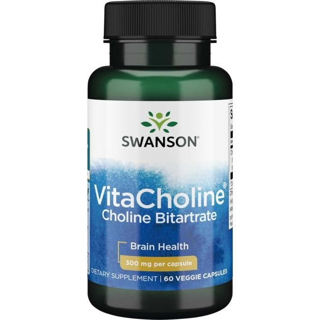 Swanson VitaCholine 300 mg 60 kapslit