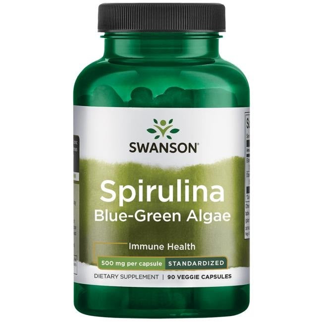 Swansoni spirulina sinivetikas 90 kapslit