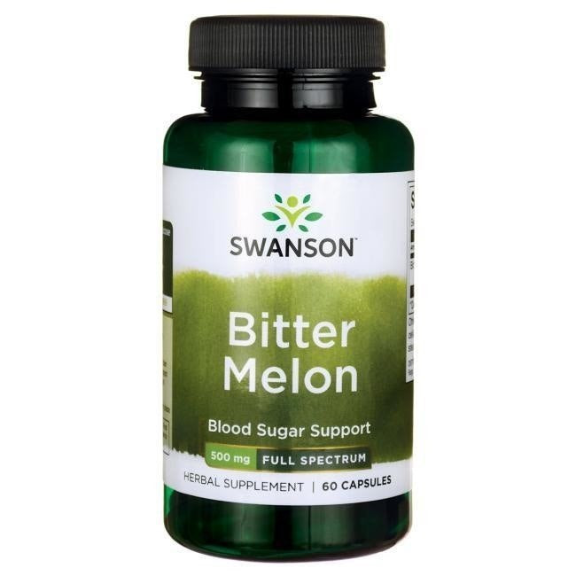 Swanson Full Spectrum mõru meloni 500 mg 60 kapslit