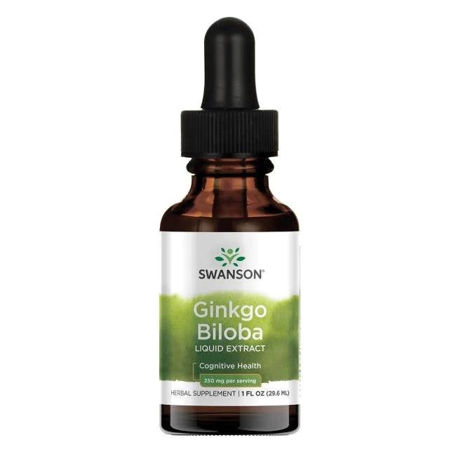 Swanson Ginkgo Biloba vedelekstrakt 29,6 ml